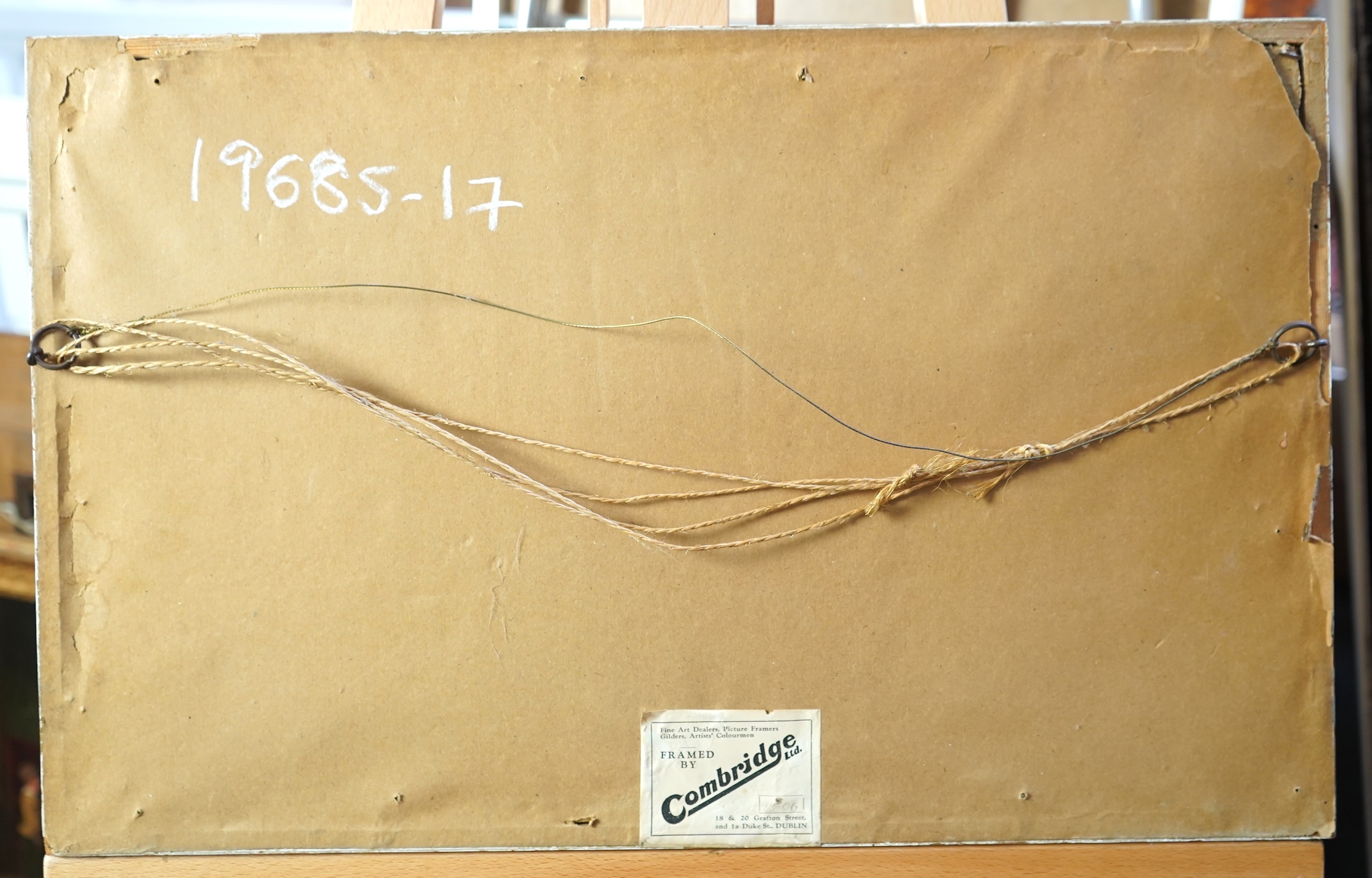 Bernard Finegan Gribble, 1872-1962, Seascape with distant boats